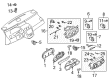 Diagram for Mazda CX-7 Interior Light Bulb - EH45-61-C95