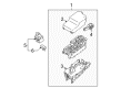 Diagram for Mazda 3 Relay Block - BBM6-66-760