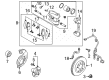 Diagram for Mazda CX-9 ABS Sensor - L206-43-73XC