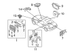 Diagram for Mazda MX-5 Miata Car Speakers - NE53-66-960A