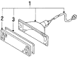 Diagram for Mazda B2000 Side Marker Light - UB39-51-060