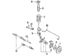 Diagram for Mazda MX-6 Sway Bars - G211-34-151B