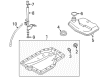 Diagram for Mazda Automatic Transmission Filter - FNC1-21-500A