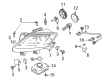 Diagram for Mazda 929 Car Bulbs - 0000-11-1156