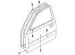 Diagram for Mazda B2600 Car Mirror - 8BU2-69-120