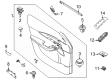 Diagram for Mazda CX-30 Door Seal - DGH9-58-821
