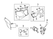 Diagram for Mazda 5 Automatic Transmission Shift Levers - CC29-46-100D