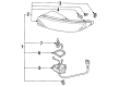 Diagram for Mazda Fog Light Cover - GA2A516G4A
