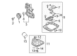 Diagram for Mazda Oil Pan Baffle - N3R1-10-40Y