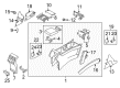 Diagram for Mazda CX-9 Cup Holder - TD11-64-39XE
