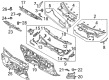 Diagram for Mazda CX-5 Dash Panel - KD53-53-400A