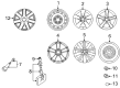 Diagram for Mazda CX-90 Lug Nuts - B002-37-160B