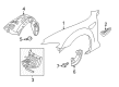 Diagram for Mazda RX-8 Wheelhouse - F189-56-14ZC