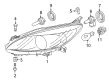 Diagram for Mazda 5 Headlight - CG36-51-0L0E
