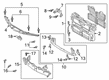 Diagram for Mazda CX-30 Radiator Support - BEDP-53-100D