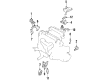 Diagram for Mazda 626 Engine Mount - GJ23-39-050C