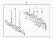 Diagram for Mazda CX-9 Rear Crossmember - TD11-70-760B