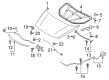 Diagram for Mazda Hood Release Cable - TK48-56-720B