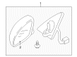 Diagram for Mazda Tribute Car Mirror - ZZC2-69-120B