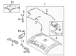 Diagram for Mazda 3 Sun Visor - BN8P-69-270C-30