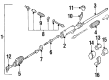 Diagram for Mazda 929 Tie Rod End - 8AH1-32-280
