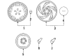 Diagram for Mazda 626 Wheel Cover - GP3437191