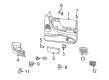 Diagram for Mazda B2500 Power Window Switch - ZZM1-66-350