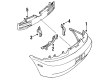 Diagram for Mazda MX-3 Bumper Cover - EA01-50-221C-BB