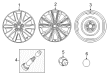 Diagram for Mazda CX-5 Alloy Wheels - 9965-03-7090