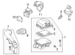 Diagram for Mazda 626 Air Duct - FSD7-13-220A