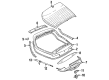Diagram for Mazda MX-3 Emblem - EA25-51-721A