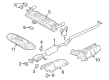 Diagram for Mazda 3 Exhaust Pipe - PY1D-40-100F