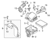 Diagram for Mazda CX-9 Air Duct - PY8W-13-200B