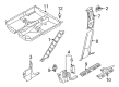 Diagram for Mazda 626 Pillar Panels - GD7A68220D80