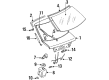 Diagram for Mazda Windshield Washer Pump - 8532-76-672