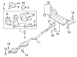 Diagram for Mazda CX-50 Muffler Strap - PY1D-40-061