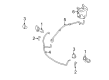 Diagram for Mazda RX-8 Windshield Washer Nozzle - FE03-51-8H1A-64