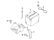 Diagram for Mazda Battery Tray - EG22-56-041F