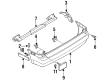 Diagram for Mazda MPV Bumper Cover - LB83-50-221D-BB