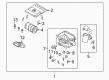 Diagram for Mazda Tribute Air Duct - ZZC4-13-201A