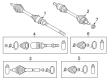 Diagram for Mazda CX-90 CV Joint - FD00-22-620A