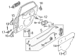 Diagram for Mazda Protege5 Exterior Door Handle - C100-72-410B-67