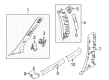 Diagram for Mazda 2 Pillar Panels - D651-68-210E-75