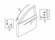 Diagram for Mazda 6 Door Moldings - GBEF-50-981E