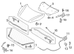 Diagram for Mazda Hood - BBY4-52-31XC