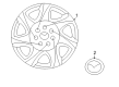 Diagram for Mazda Wheel Cover - B30P-37-192