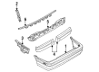 Diagram for Mazda MX-6 Bumper Cover - GJ21-50-221
