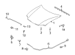 Diagram for Mazda Hood Latch - NC10-56-620A