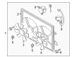 Diagram for Mazda MPV Radiator fan - AJ51-15-025D