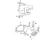 Diagram for Mazda MX-6 Fuel Door - GA2A-42-410